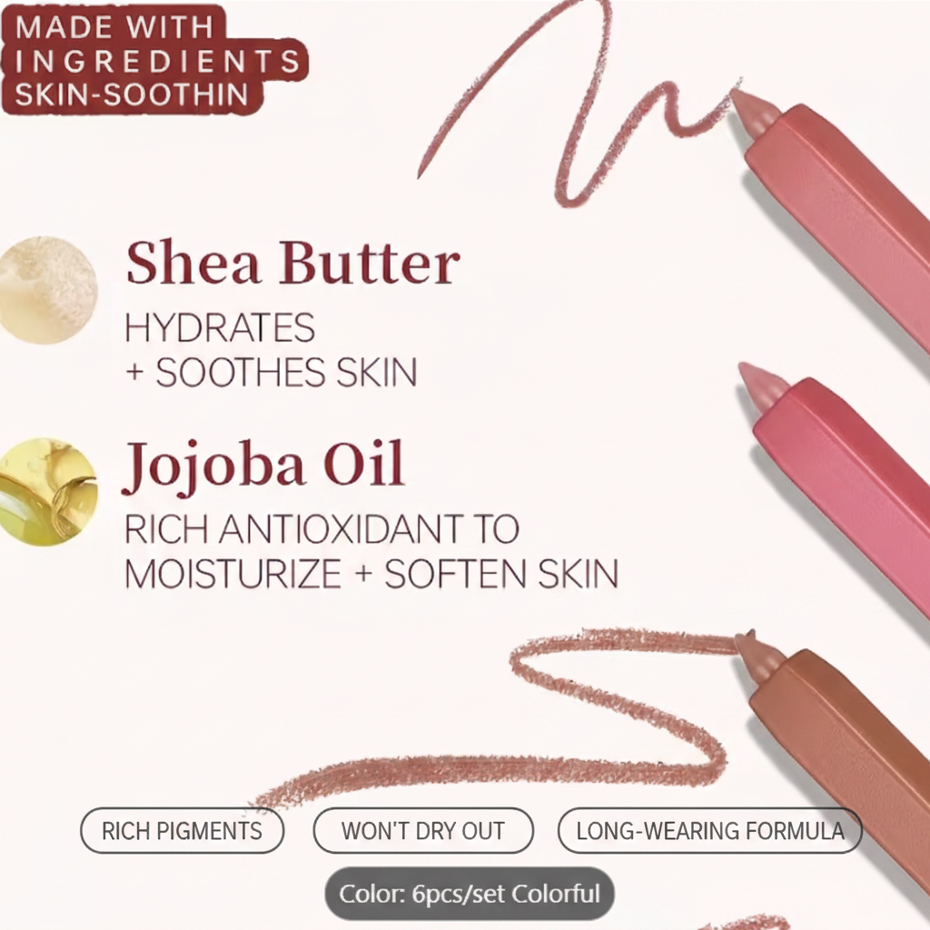 Product Info Slide with Actual Pencils
