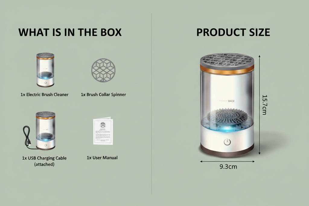 What Is In The Box + Product Size - Updated Product Image