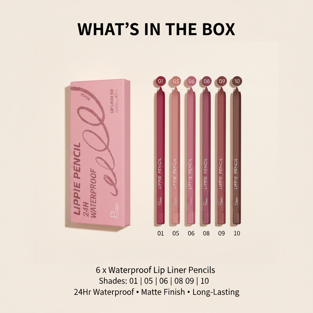 What's In The Box - Lip Liner Kit Contents